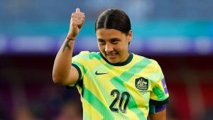 Sundulan Sam Kerr Bawa Australia Menang Tipis Atas Filipina