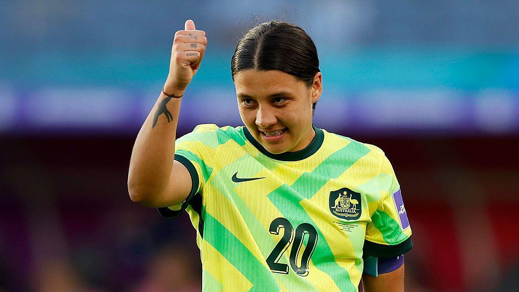 Sundulan Sam Kerr Bawa Australia Menang Tipis Atas Filipina