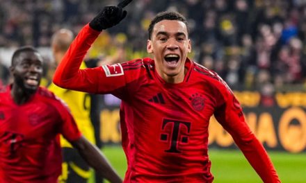 Jamal Musiala Cetak Gol Indah Saat Bayern Kalahkan Dortmund
