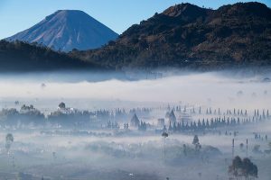 Kawasan Dieng Kembali Membeku Dan Diselimuti Es Pagi Ini