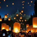 Ribuan Lampion Terbangkan Doa Di Purnama Siddhi Waisak
