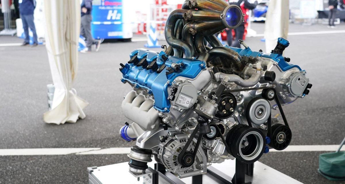 Kolaborasi Toyota Dan Yamaha Ciptakan Mesin V8 Hidrogen Murni