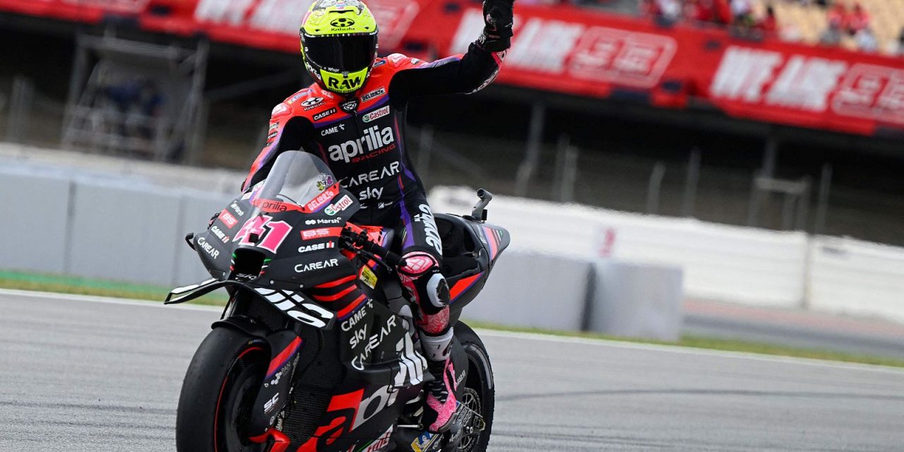 Aleix Espargaró Rebut Podium Utama Sprint GP Britania