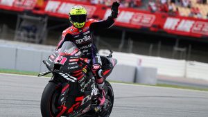 Aleix Espargaró Rebut Podium Utama Sprint GP Britania