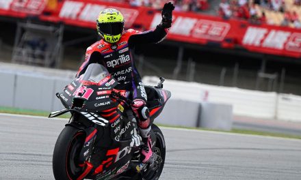 Aleix Espargaró Rebut Podium Utama Sprint GP Britania