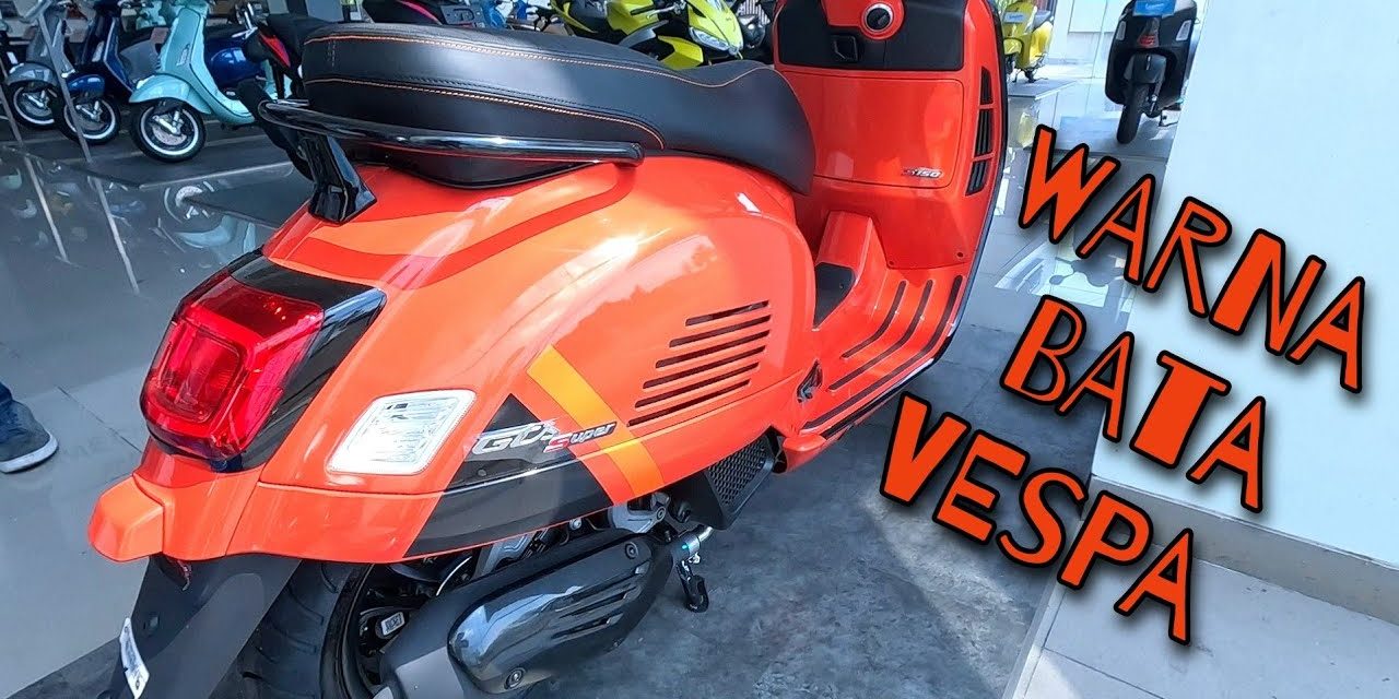 Vespa GTS Super Sport 300: Dengan Warna Orange Tramonto