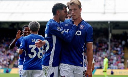 Ipswich Tumbangkan Crystal Palace 3-2 Lewat Gol Menit Akhir